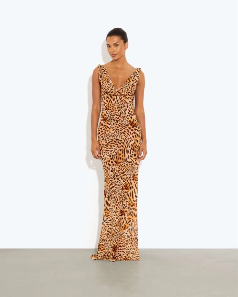 Rat & Boa Laviza Leopard Maxi Dress - Image 6