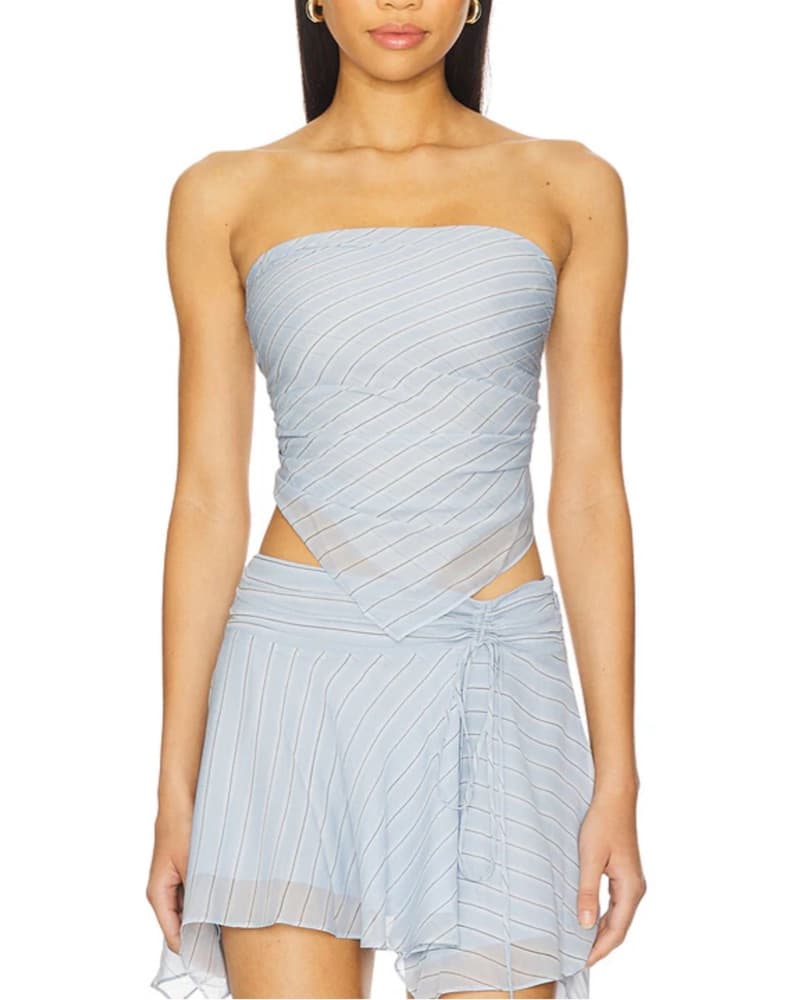 Esra Scarf Top + Mini Skirt - Image 1