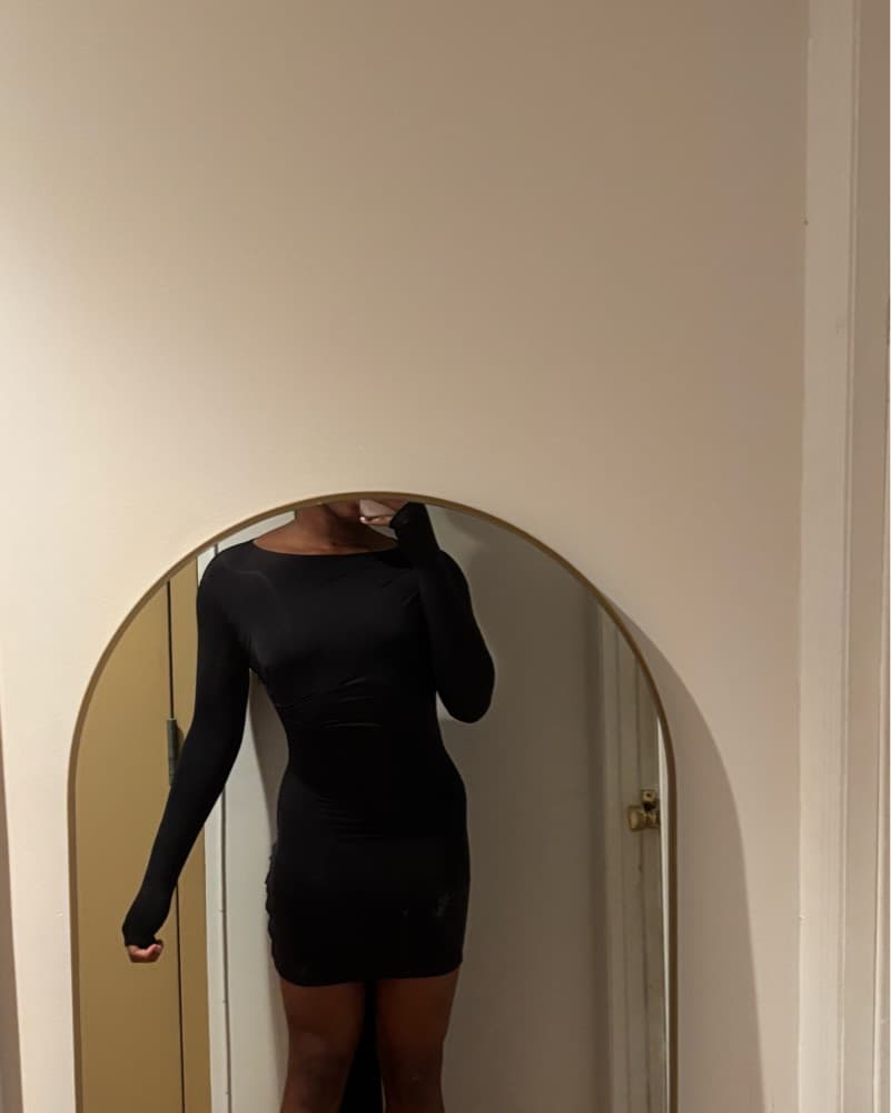 Chic Black Cocktail Dress - Image 1
