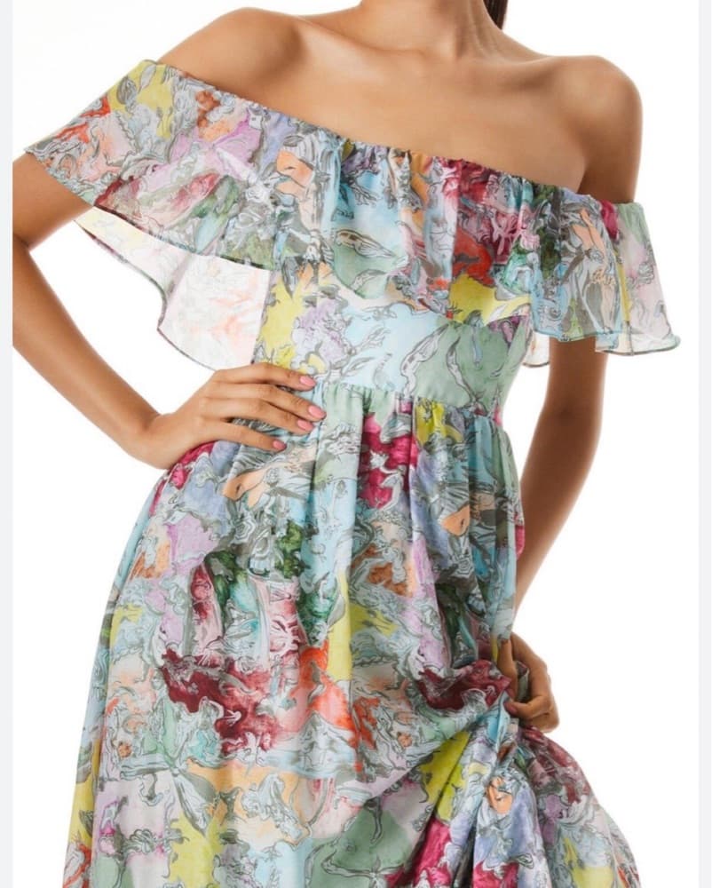 Alice + Olivia Silk Maxi Dress - Image 4