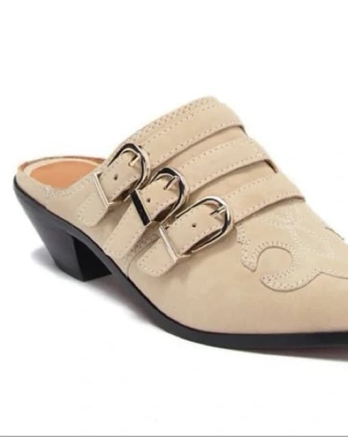 Joie - Cabery Suede Block Heel Mule - Image 1
