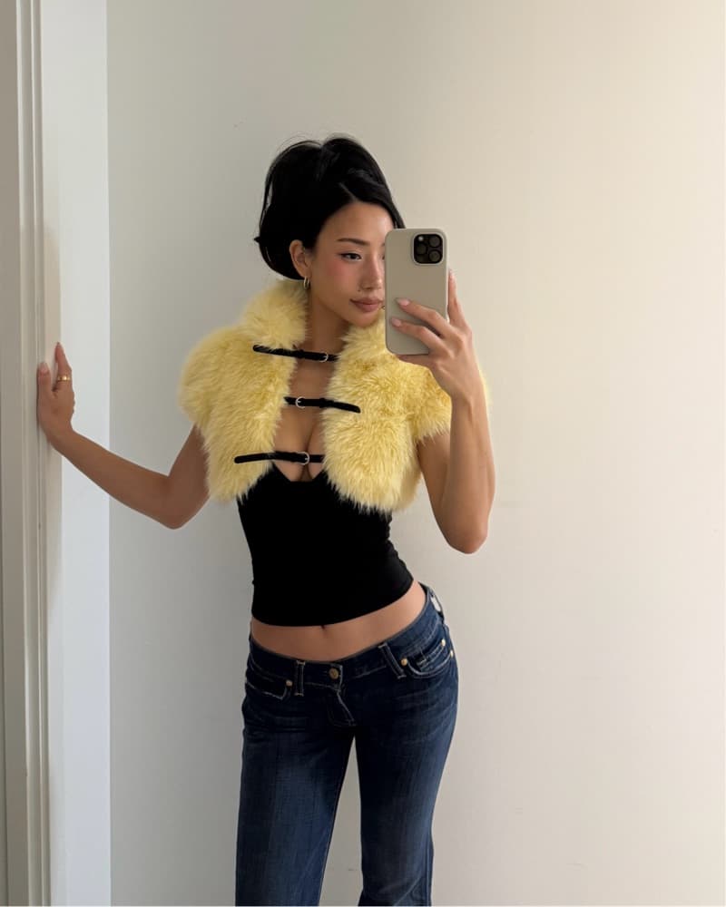 Fanci Club Fur Top  - Image 4