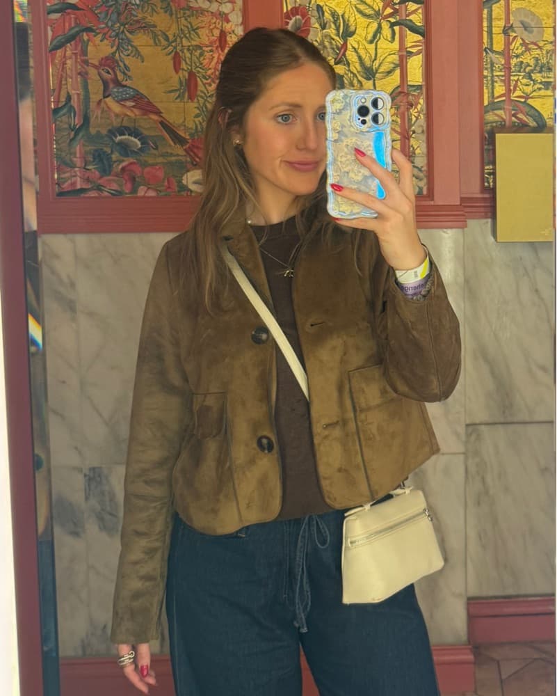 Chic Suede Utility Jacket - Image 3