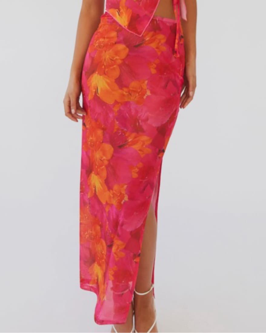 Peppermayo Rooftop Mesh Maxi skirt - Image 3