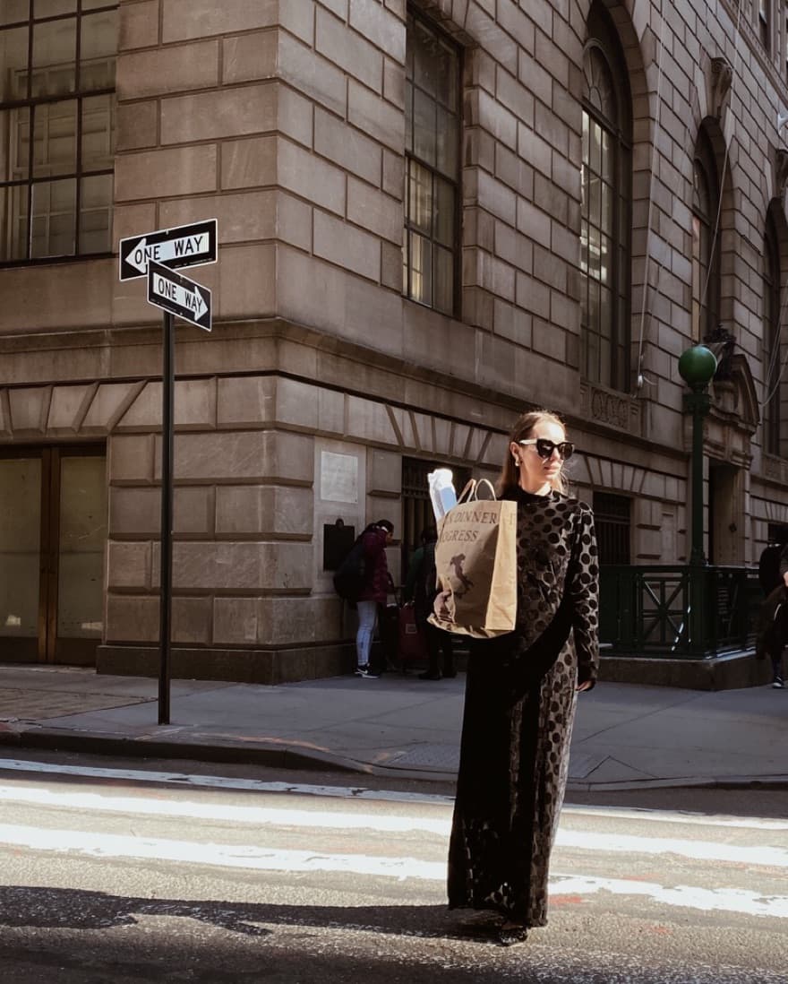 Mango Black Polka Dot Maxi Dress - Image 1