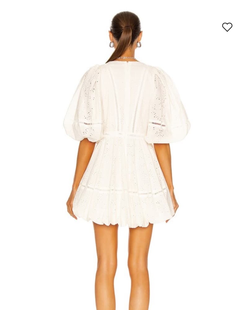 Simkhai Delicate Eyelet Tiered Dress - Image 2