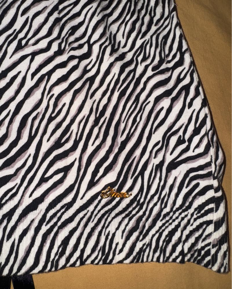 Guess  zebra print lace up dress fitted  - Image 6