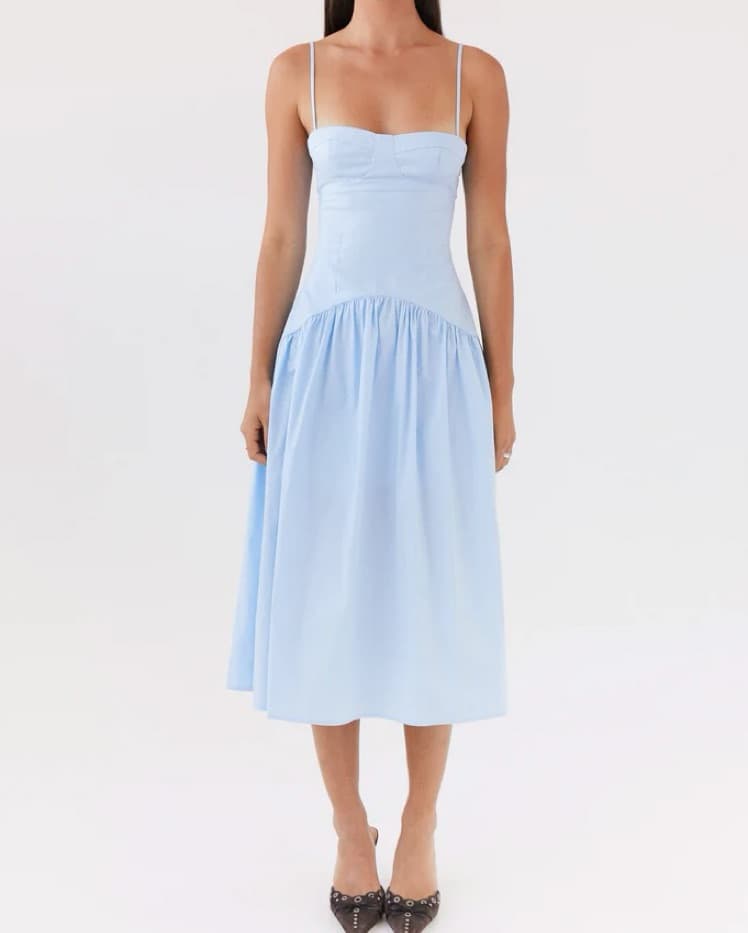 Blue Midi Dress - Image 1