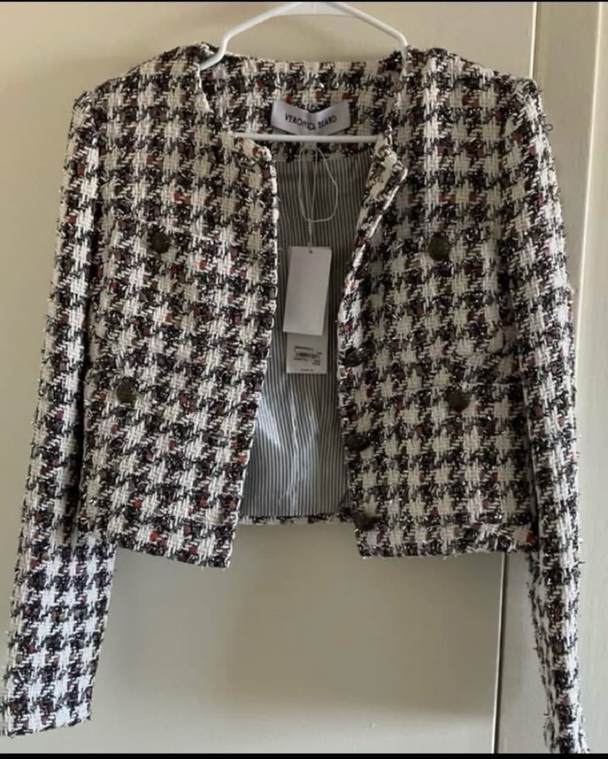 Cirtane Tweed Veronica Beard Jacket - Image 4