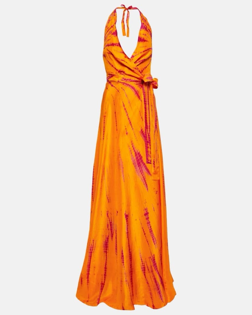 Orange Anna Kosturova Formal Dress - Image 3