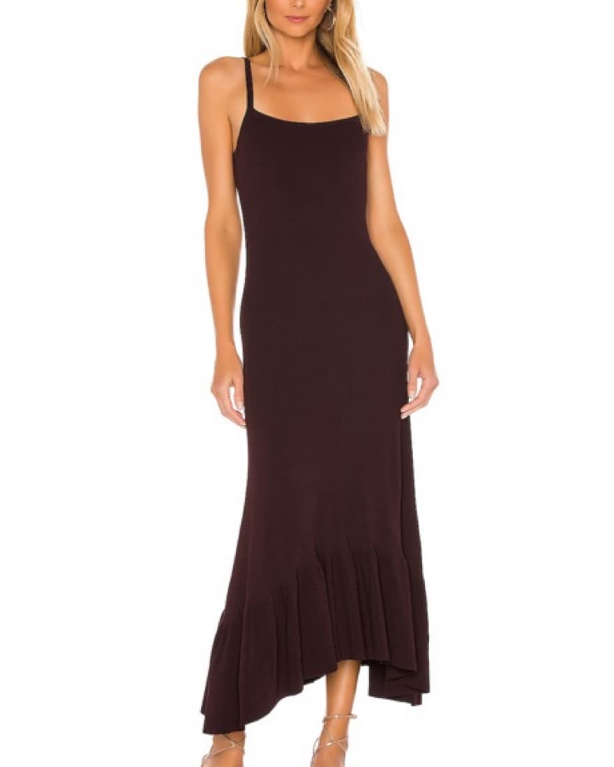 A.L.C. Brown Knit Midi Dress - Image 3