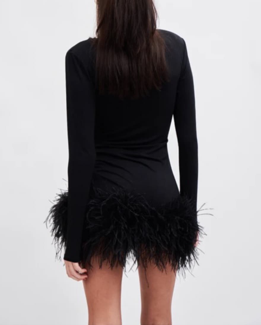 Dana Foley Long Sleeve Mini Dress - Image 2