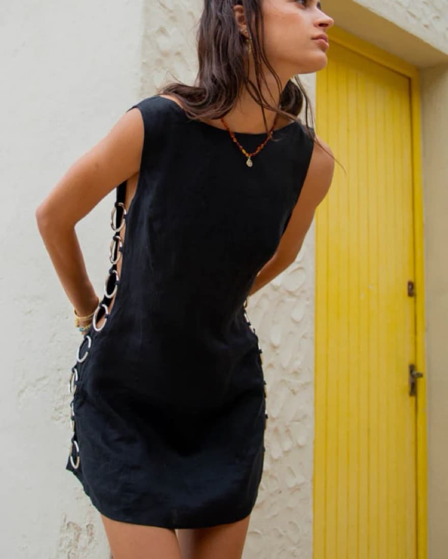Vrg Girl Mini Dress with Rings - Image 6