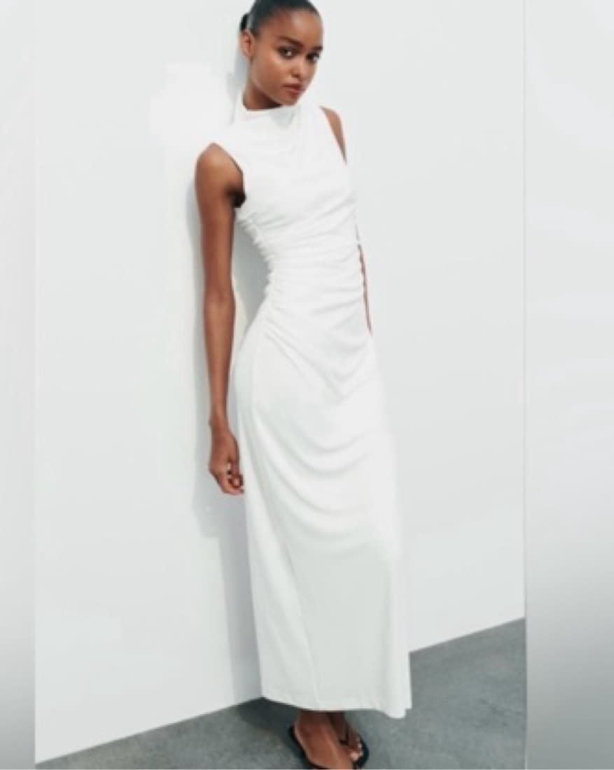 Draped midi dress  - Image 2