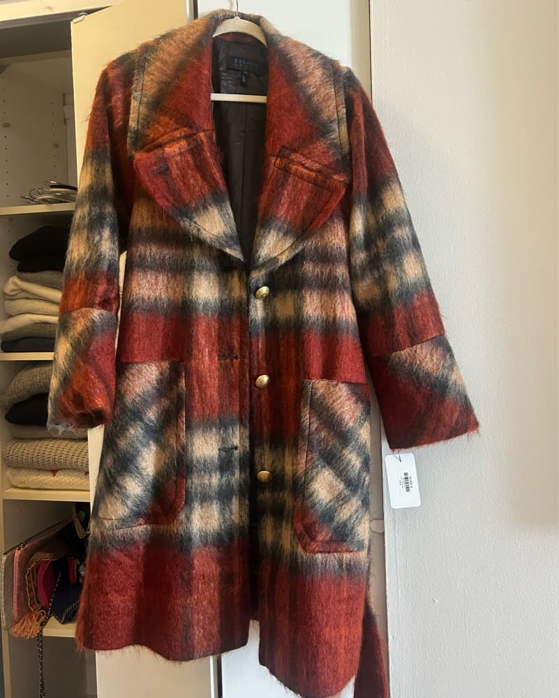 Escada Sport Plaid Coat - Image 4