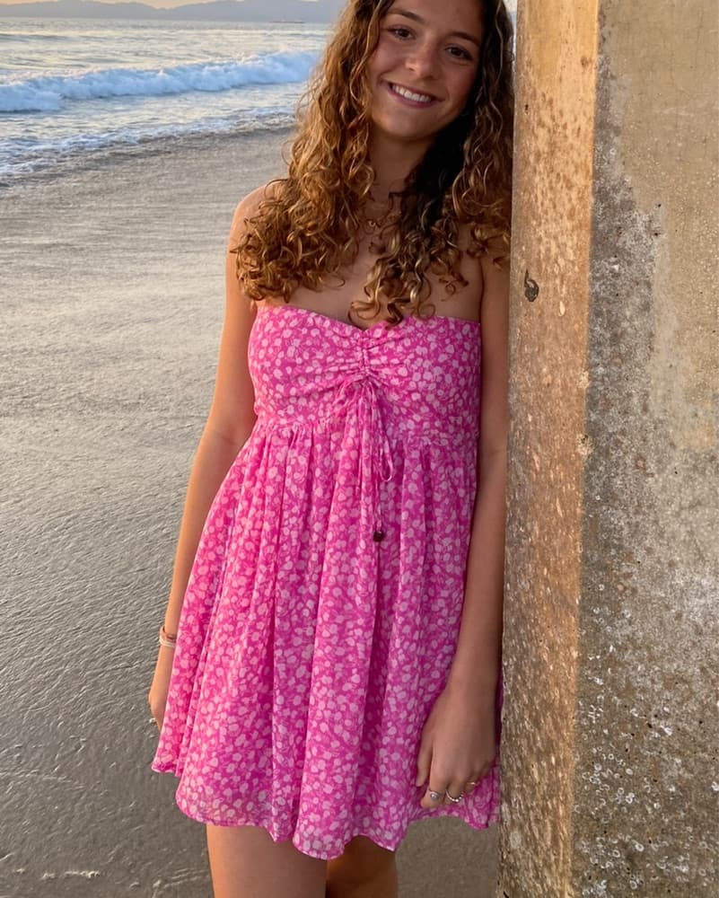 Pink Mini Dress - Image 1