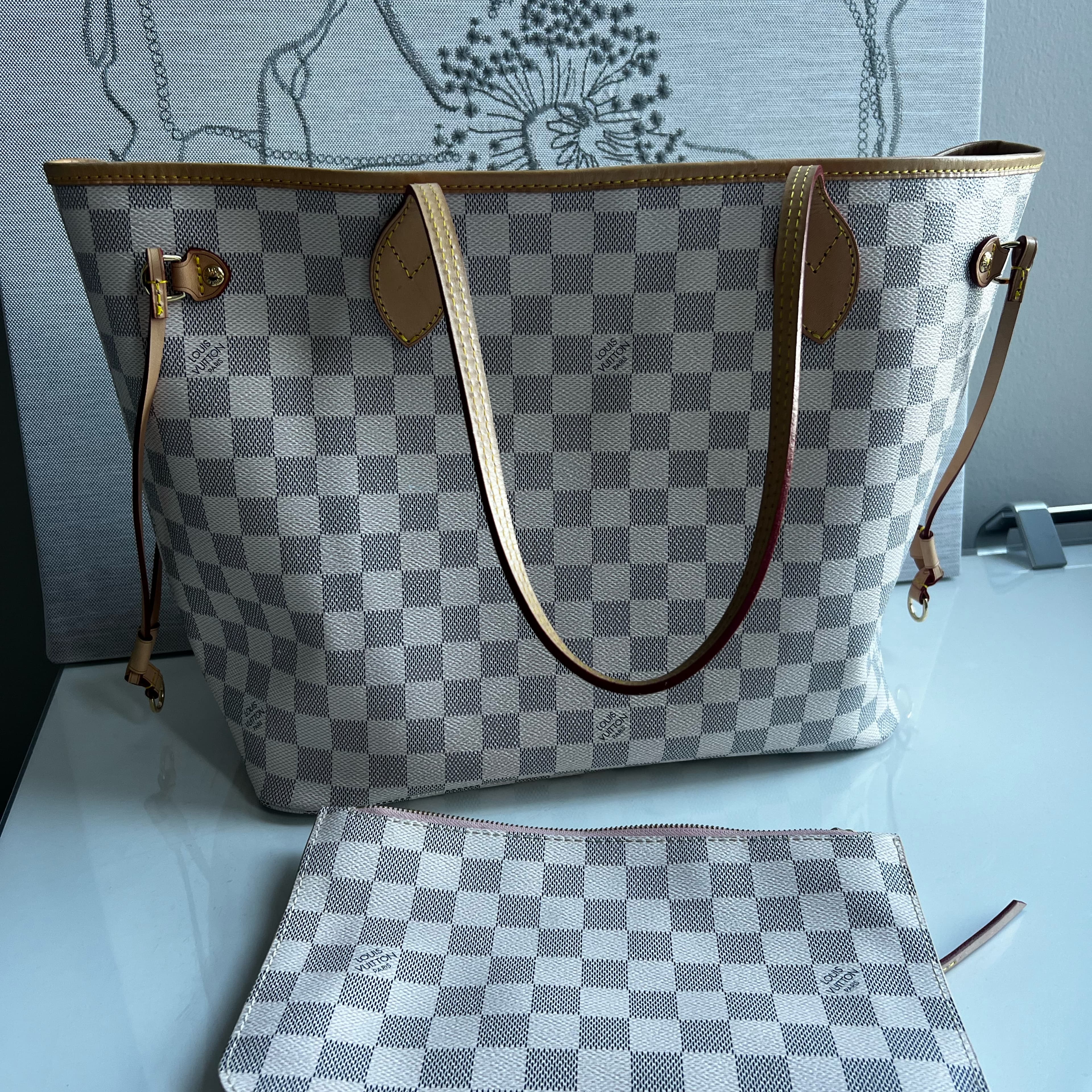 Louis Vuitton Neverfull MM Damier Azur  - Image 2