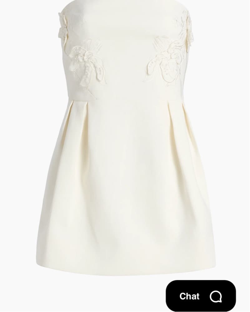 Ramy brook Lily Appliquéd Strapless Mini - Image 2