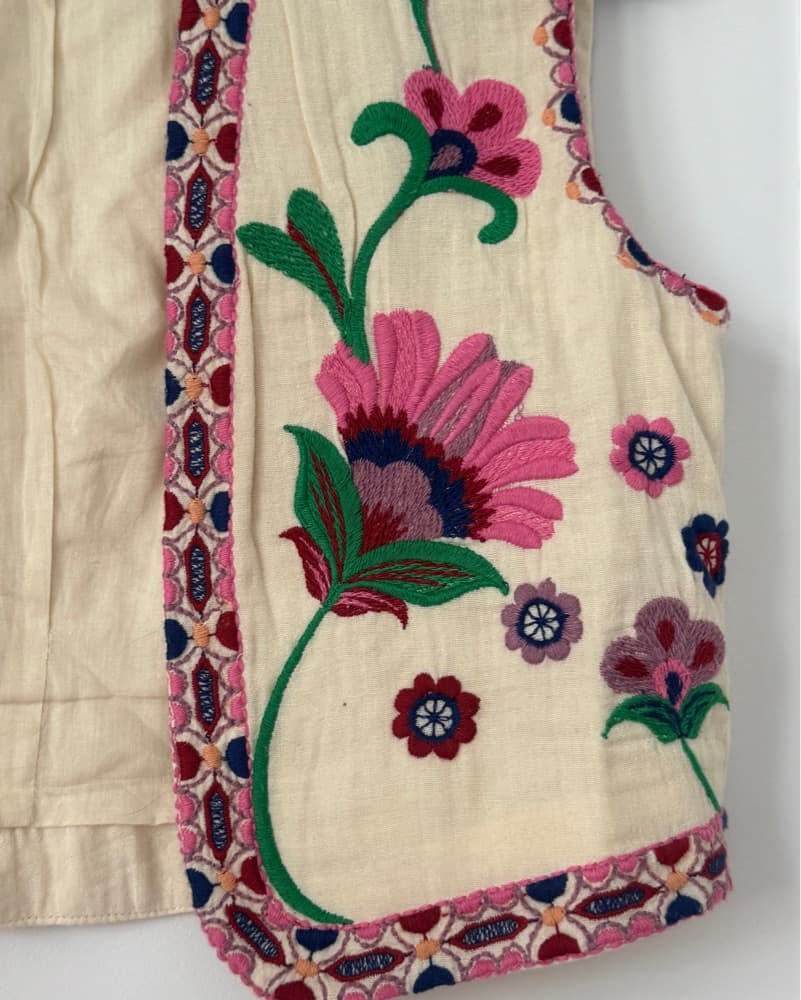 Floral Western Vest - Image 2