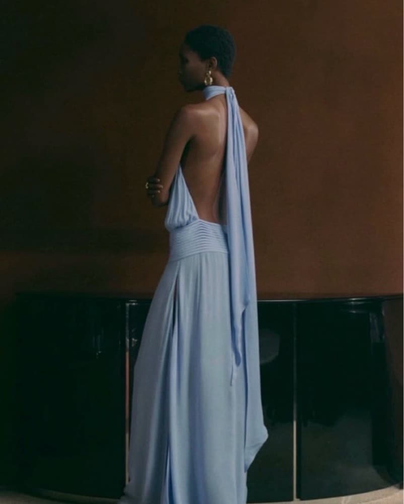 Elegant Halter Maxi Dress - Image 2