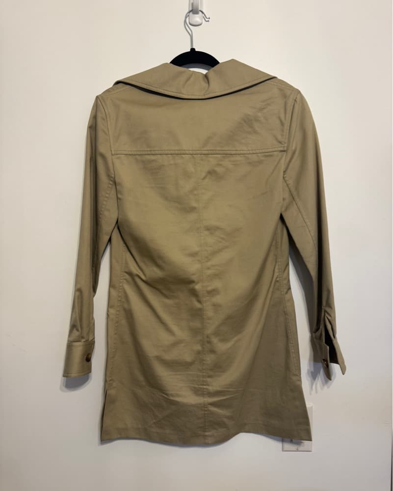 Beige Lace-up Utility Jacket - Image 5