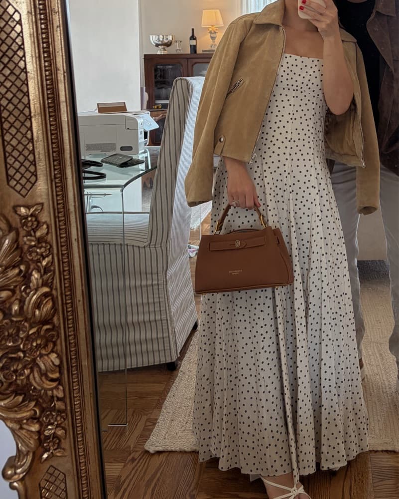 Zara Polka Dot Dress - Image 4