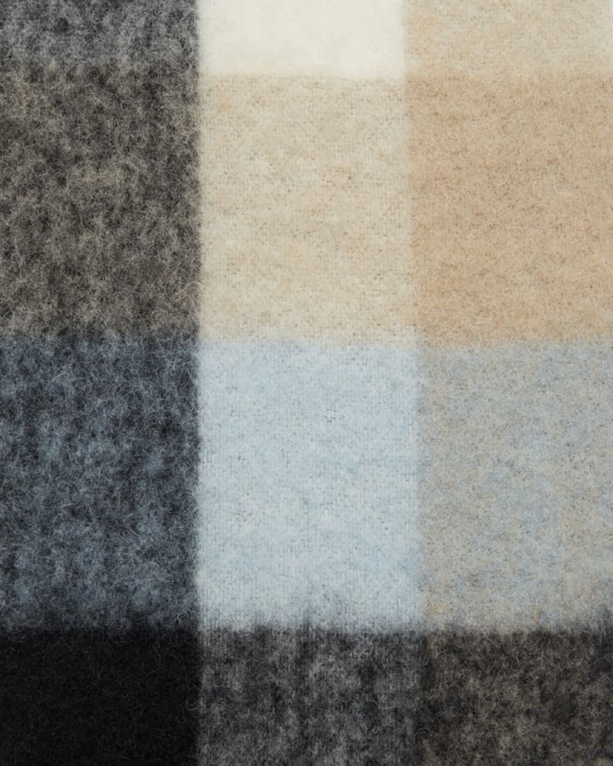Acne Studios Mohair Checkered Scarf - Image 5