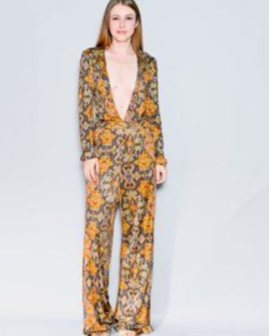 Free People Velour Jumpsuit  - Image 5
