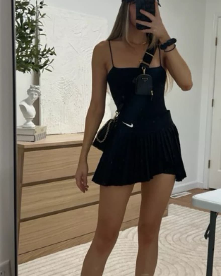 Black Nike Victory Tennis Skirt  - Image 5