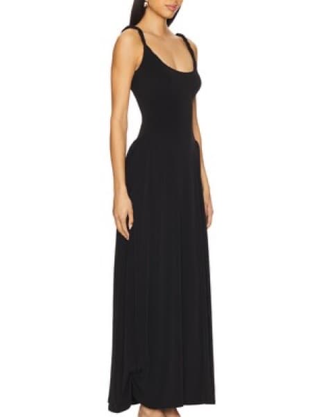 Elegant Black Maxi Dress - Image 2