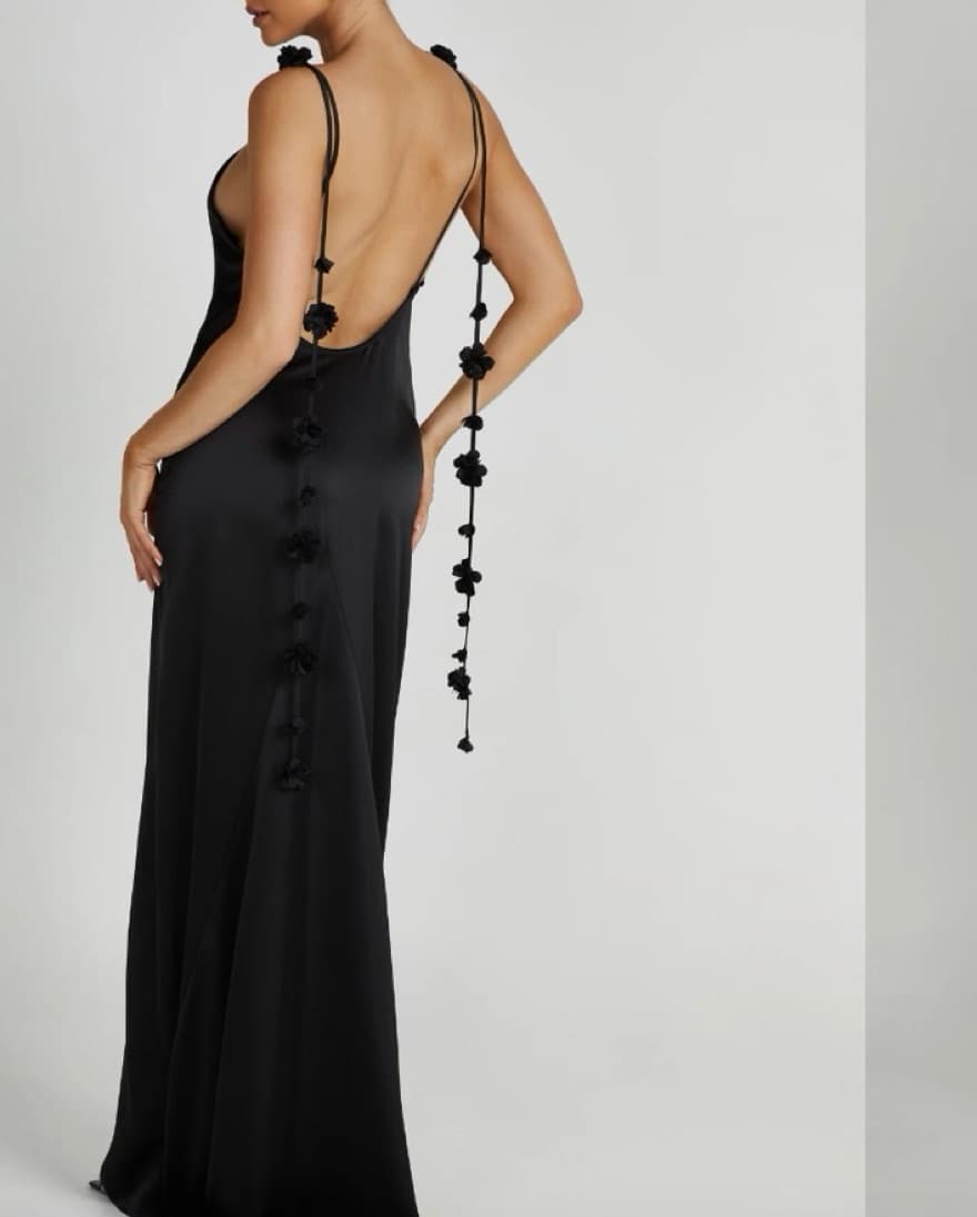 Meshki Black Gown - Image 3