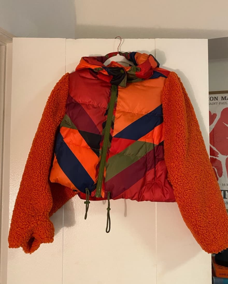 farm rio juliana stripes puffer jacket - Image 2