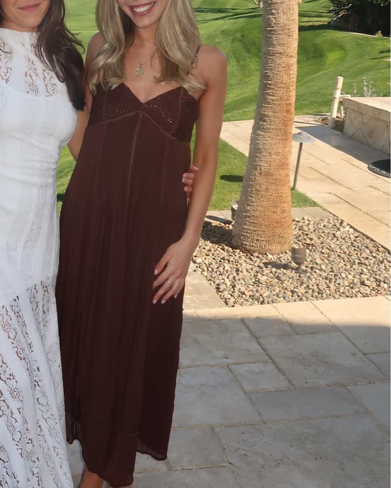 Beaded Vintage Inspired Midi Dress - Image 1