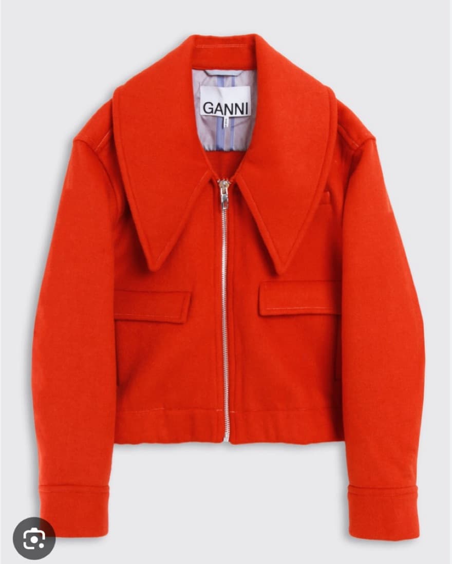 Cropped Ganni Wool Jacket - Image 2