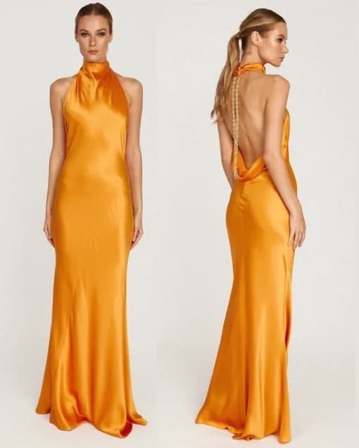 Orange Sau Lee Calypso Dress - Image 3