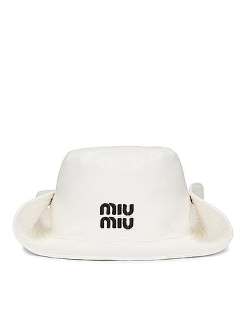 Miu Miu White Cowboy Hat - Image 5
