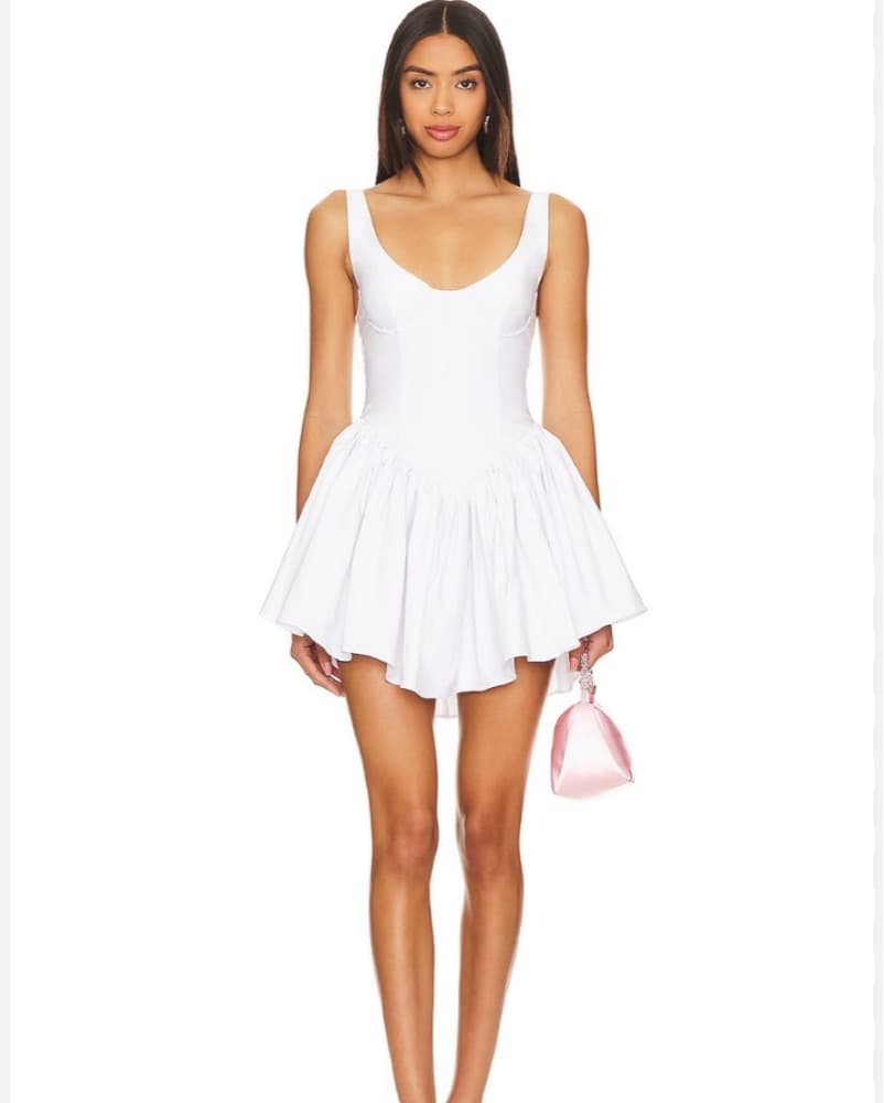 NBD | Alyn Mini Dress | White  - Image 2