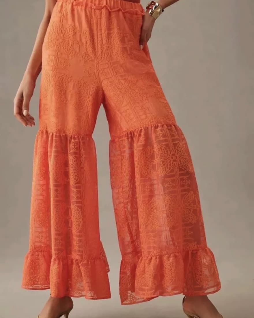 NWT Anthropologie Wide Leg Pants MSRP $2 - Image 2