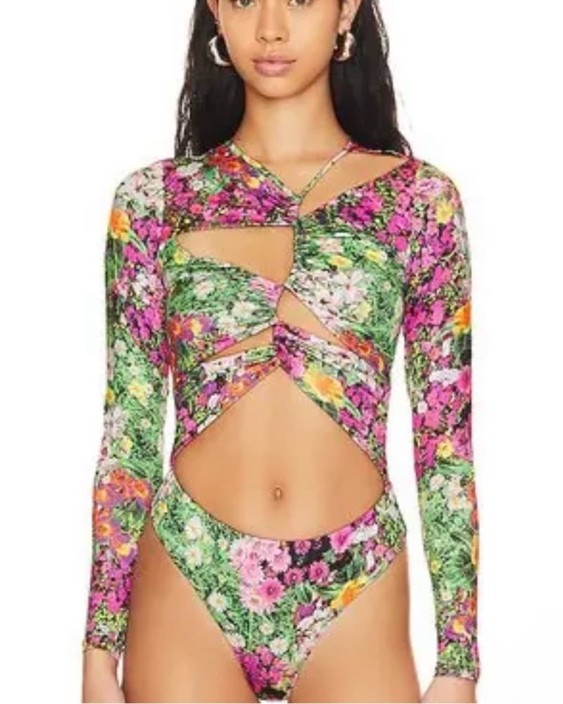 AFRM Matching Set In Mixed Floral - Image 2