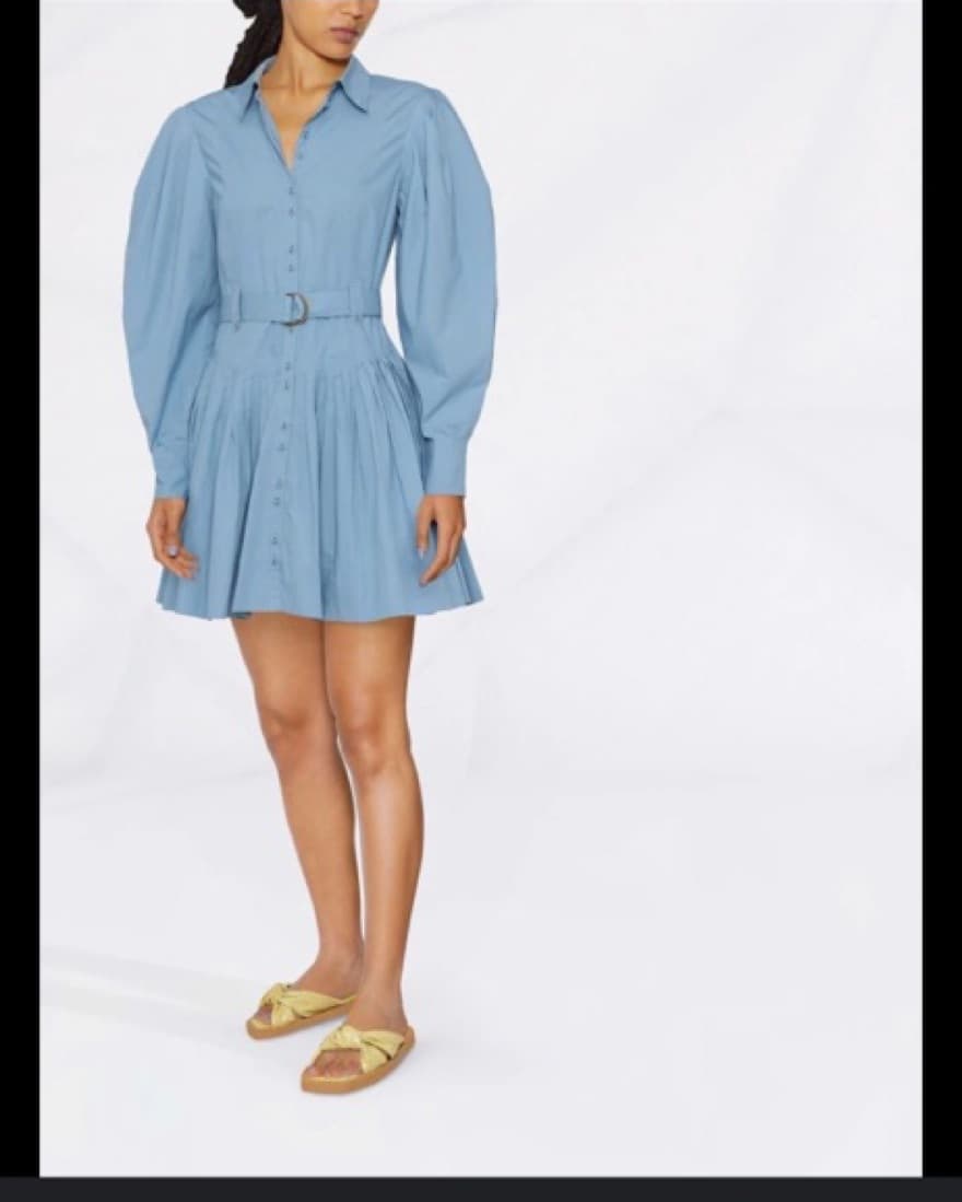 Ulla Johnson Blue Vivienne Dress Size 4 - Image 1