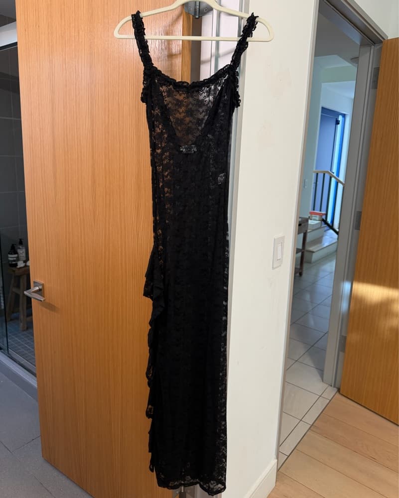 Sexy Black Lace Dress - Image 1
