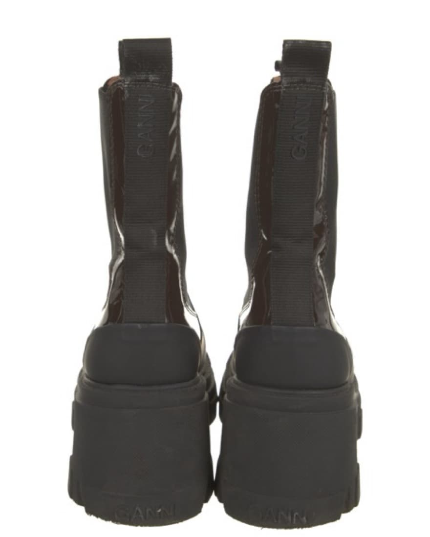 Ganni Leather Chelsea Boots - Image 4