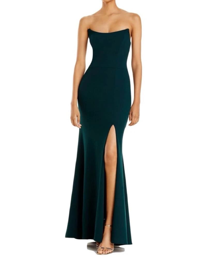 Aqua Hunter Green Formal Dress - Image 1
