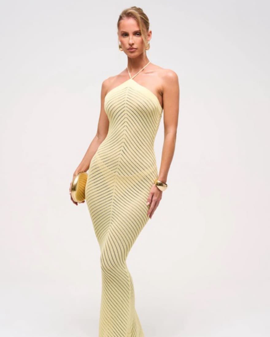 Murci Remy Yellow Maxi Dress - Image 2