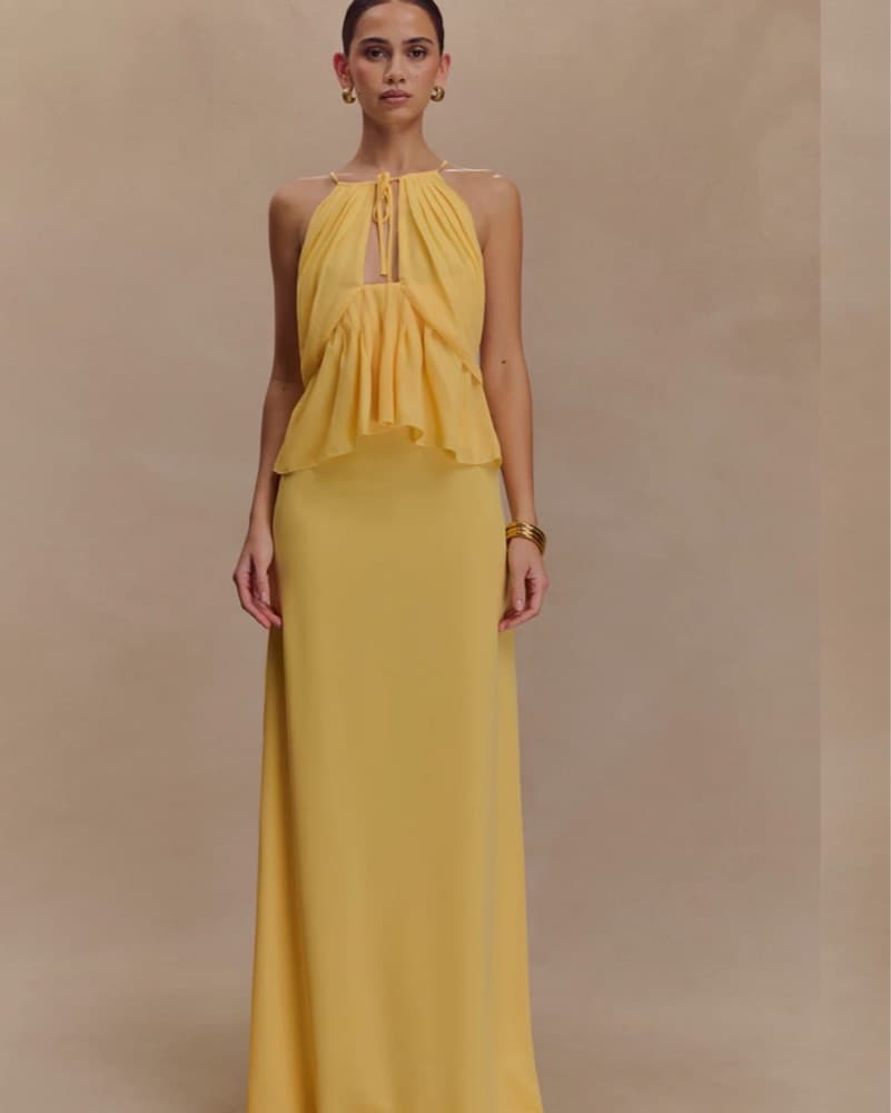 Yellow Meshki Two Piece Set  - Image 1