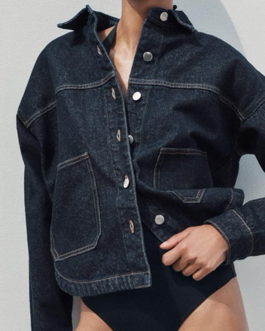 Dark Denim Jacket - Image 3