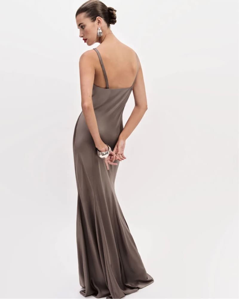 Reformation Tyler Satin Dress Size 4 - Image 6