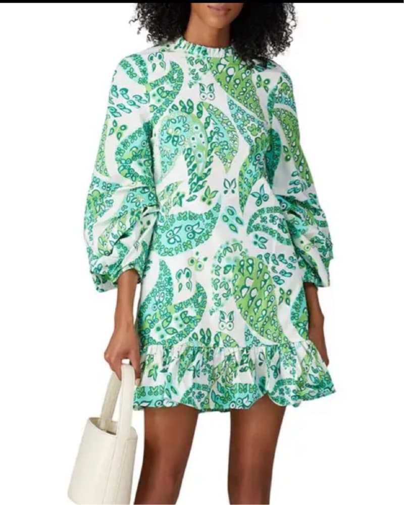 Vibrant Floral Mini Dress - Image 1