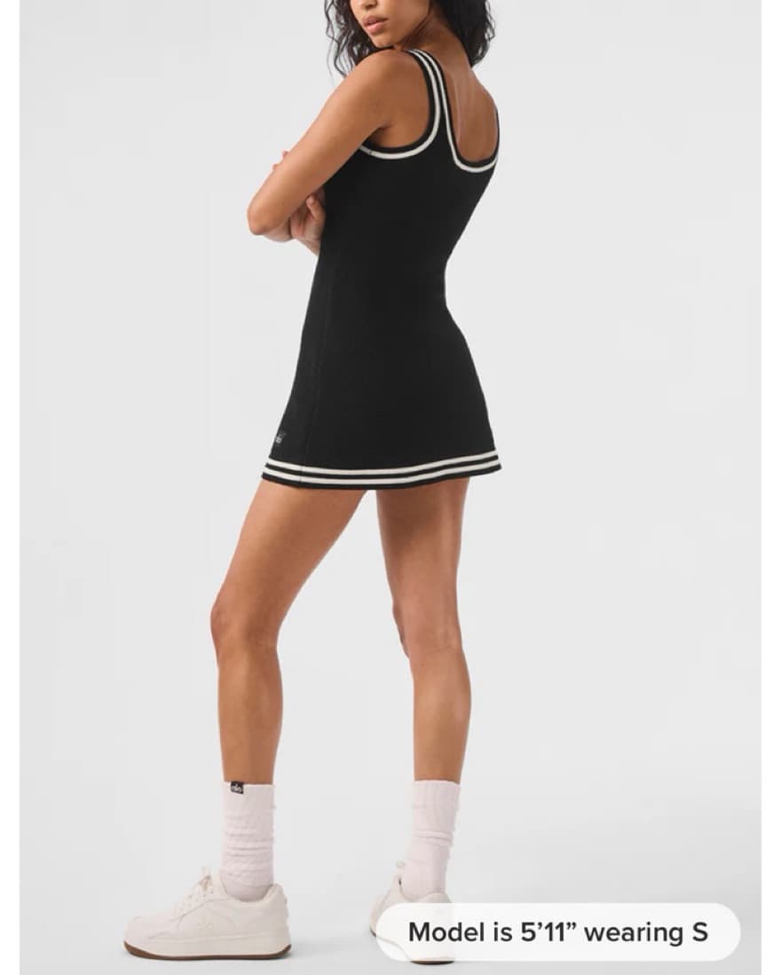 Alo Tennis Club Sweater Dress - Image 3