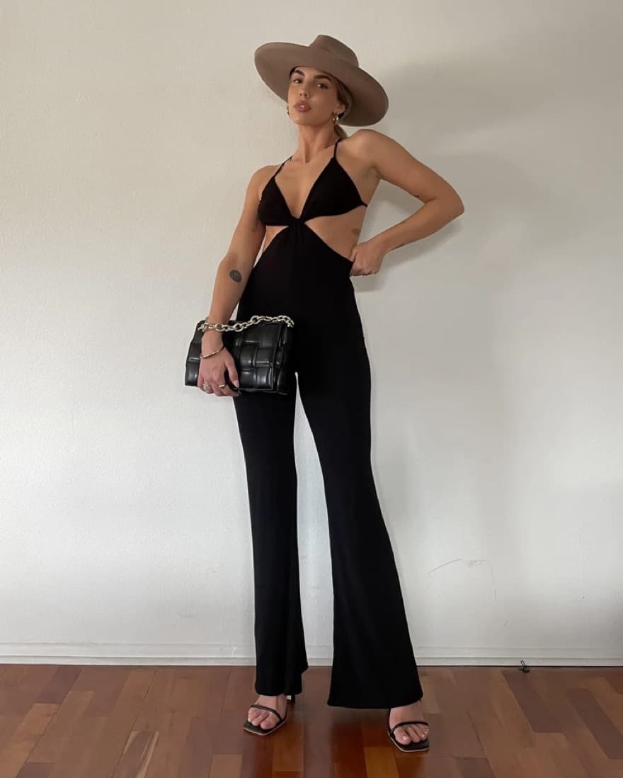 Indah Black Jumpsuit - Image 1